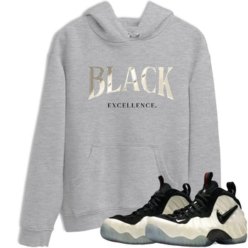 Sneaker Threads – Sneaker Tees To Match Air Foamposite One Pearl – Black Excellence Graphic Tee Heather Grey 1. Perfect for Jordan releases 2025 colorways.