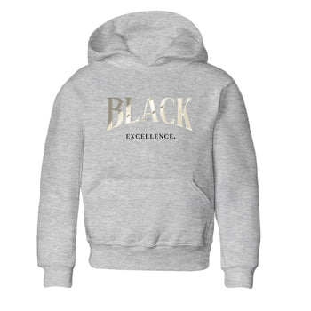 Sneaker Threads – Sneaker Tees To Match Air Foamposite One Pearl – Black Excellence Youth Graphic Tee Heather Grey 2. Perfect for Jordan releases 2025 colorways.