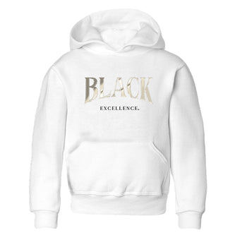 Sneaker Threads – Sneaker Tees To Match Air Foamposite One Pearl – Black Excellence Youth Graphic Tee White 2. Perfect for Jordan releases 2025 colorways.