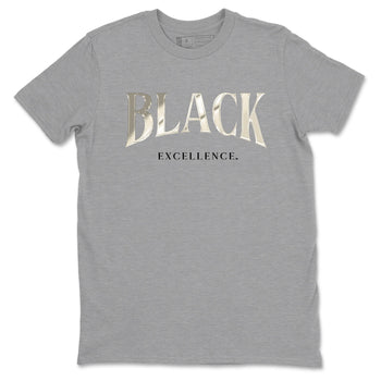 Sneaker Threads – Sneaker Tees To Match Air Foamposite One Pearl – Black Excellence Graphic Tee Heather Grey 2. Perfect for Jordan releases 2025 colorways.