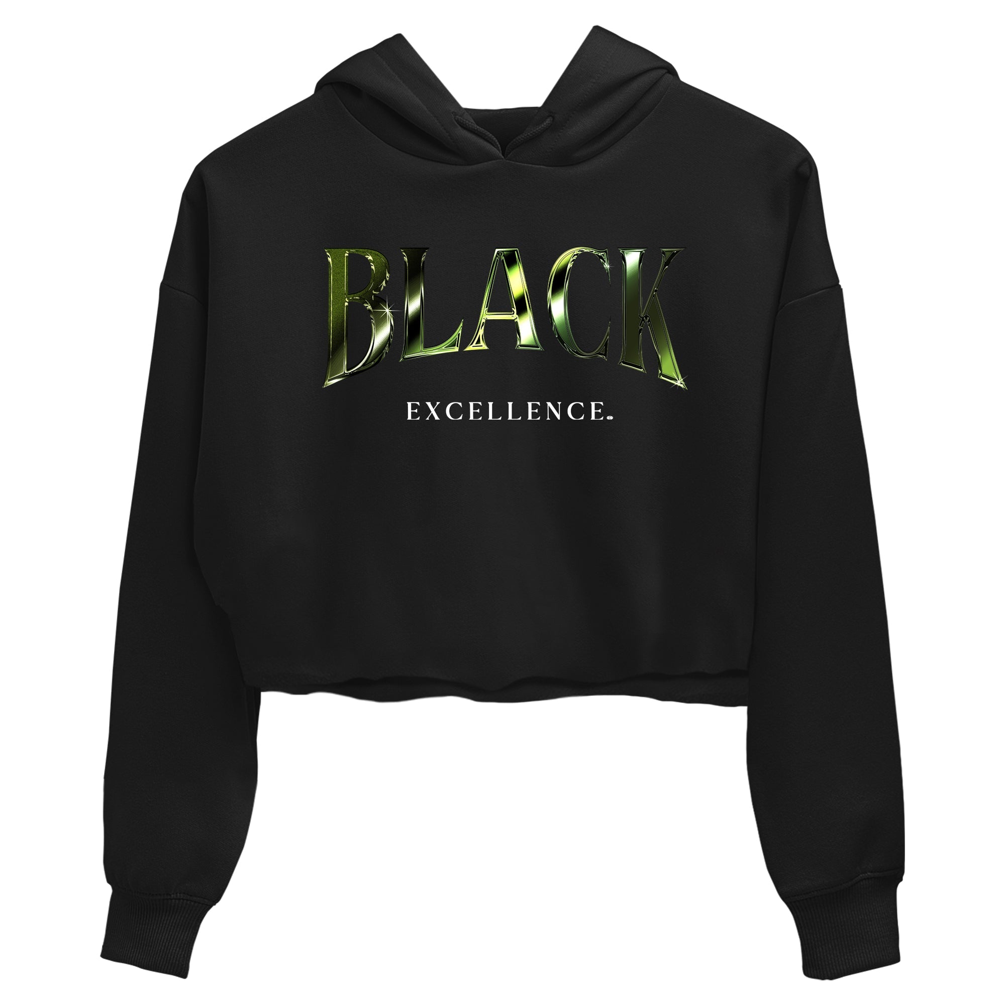 Best Christmas gifts for sneakerheads - Sneaker Tees To Match Air Foamposite One Pine Green Sneakers – Black Excellence Crop T-Shirt Black 2