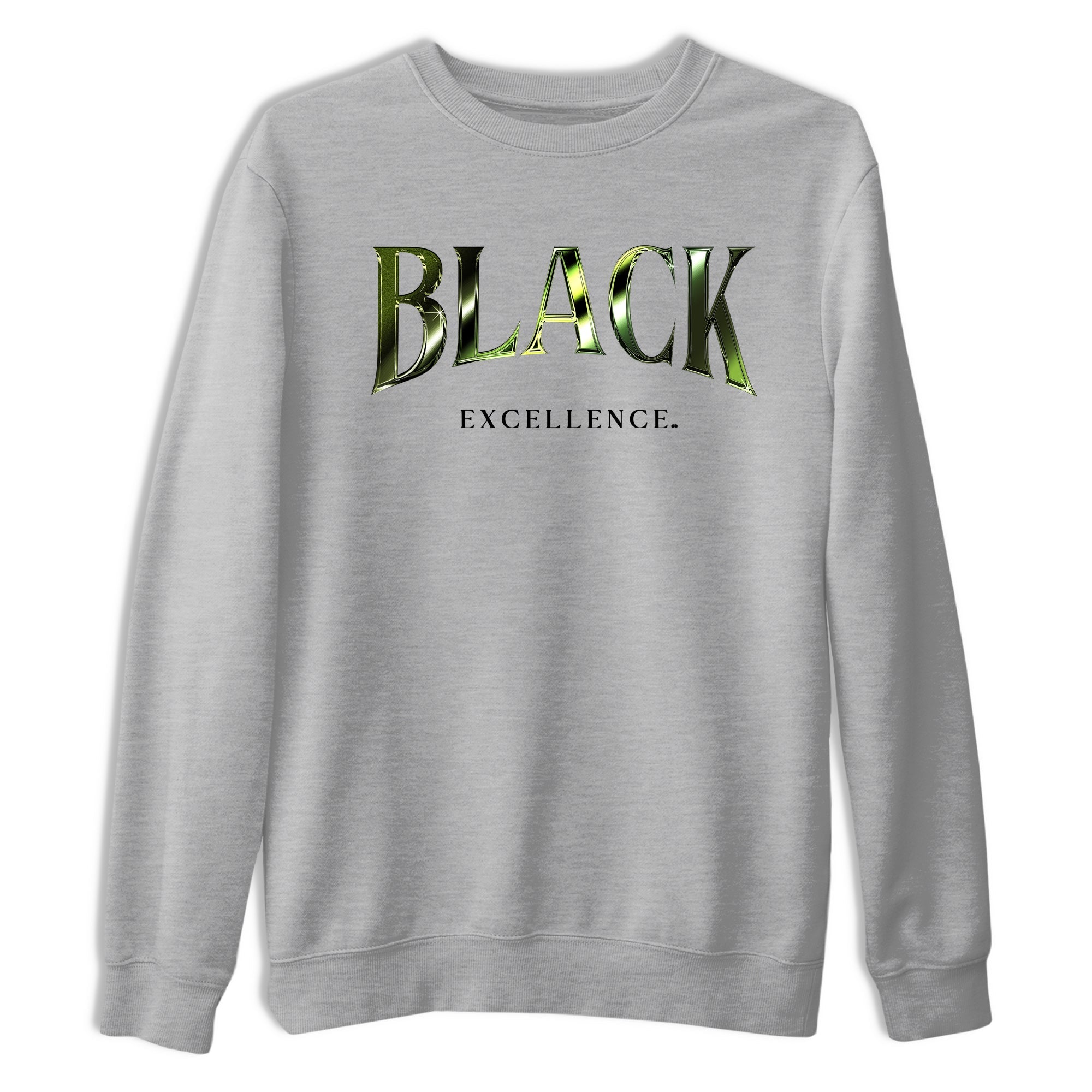 Best Christmas gifts for sneakerheads - Sneaker Tees To Match Air Foamposite One Pine Green Sneakers – Black Excellence Tee Heather Grey 2