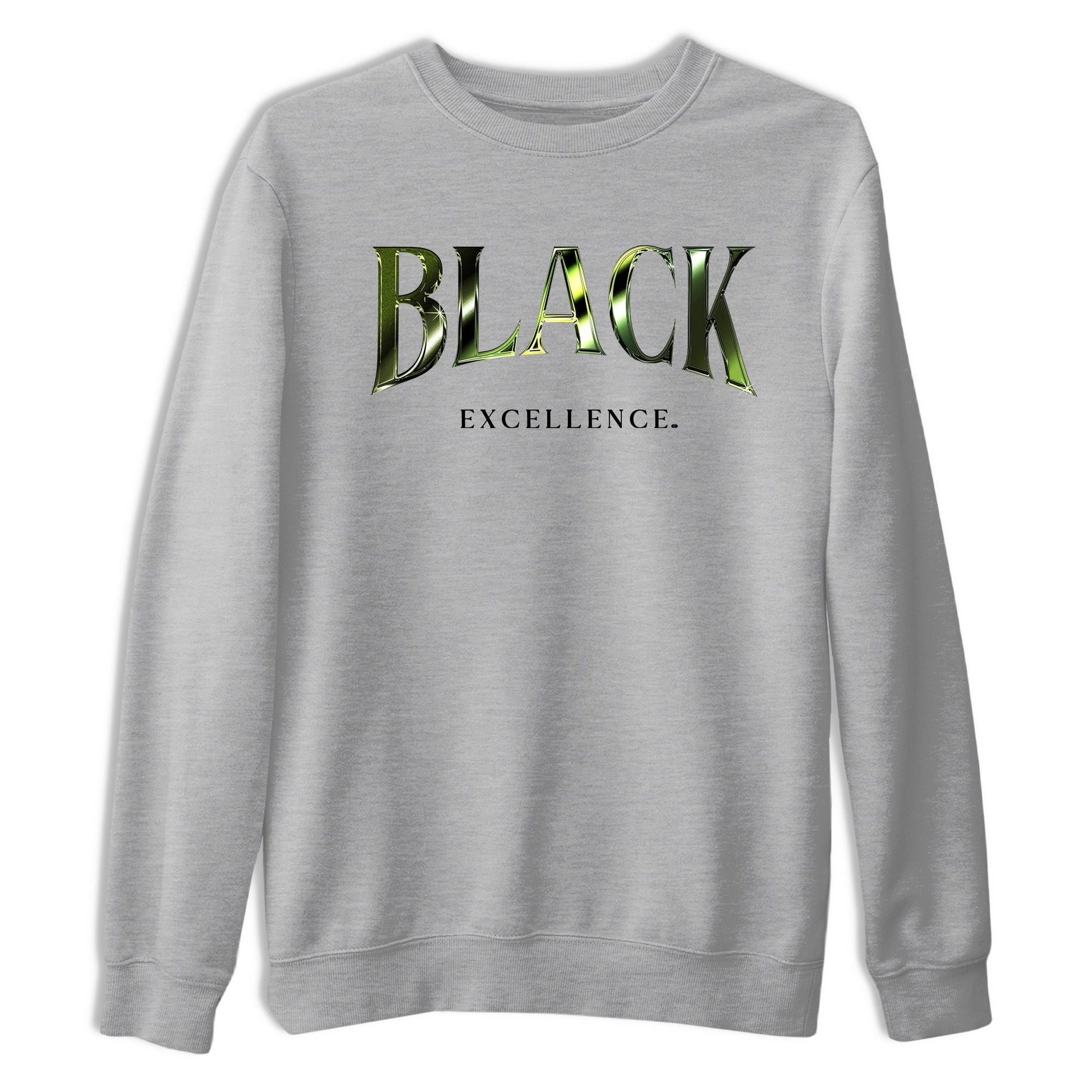 Best Christmas gifts for sneakerheads - Sneaker Tees To Match Air Foamposite One Pine Green Sneakers – Black Excellence Tee Heather Grey 2