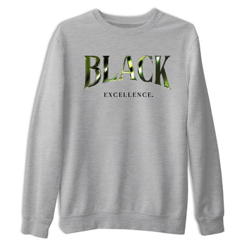 Best Christmas gifts for sneakerheads - Sneaker Tees To Match Air Foamposite One Pine Green Sneakers – Black Excellence Tee Heather Grey 2