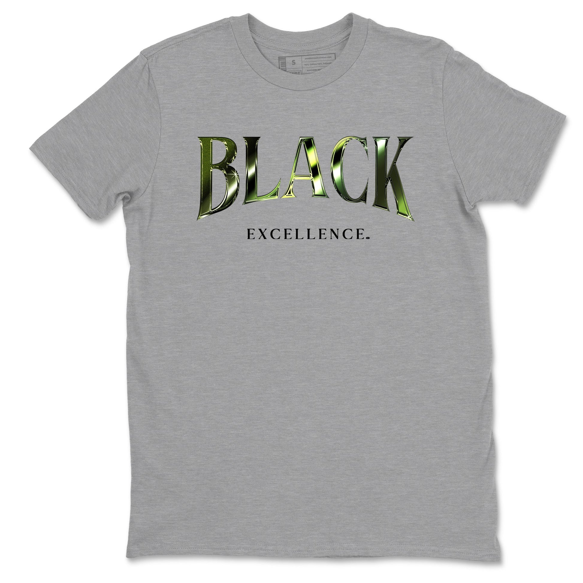 Best Christmas gifts for sneakerheads - Sneaker Tees To Match Air Foamposite One Pine Green Sneakers – Black Excellence Tee Heather Grey 2