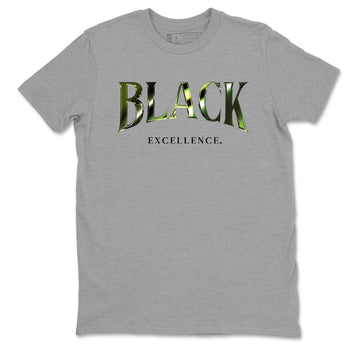 Best Christmas gifts for sneakerheads - Sneaker Tees To Match Air Foamposite One Pine Green Sneakers – Black Excellence Tee Heather Grey 2
