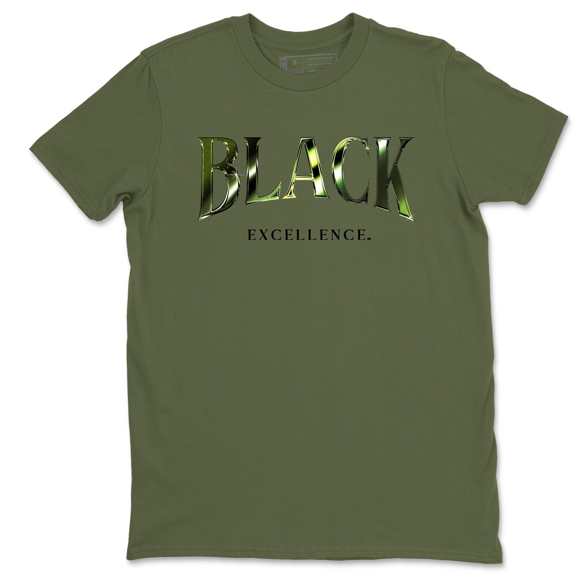 Best Christmas gifts for sneakerheads - Sneaker Tees To Match Air Foamposite One Pine Green Sneakers – Black Excellence Tee Military Green 2