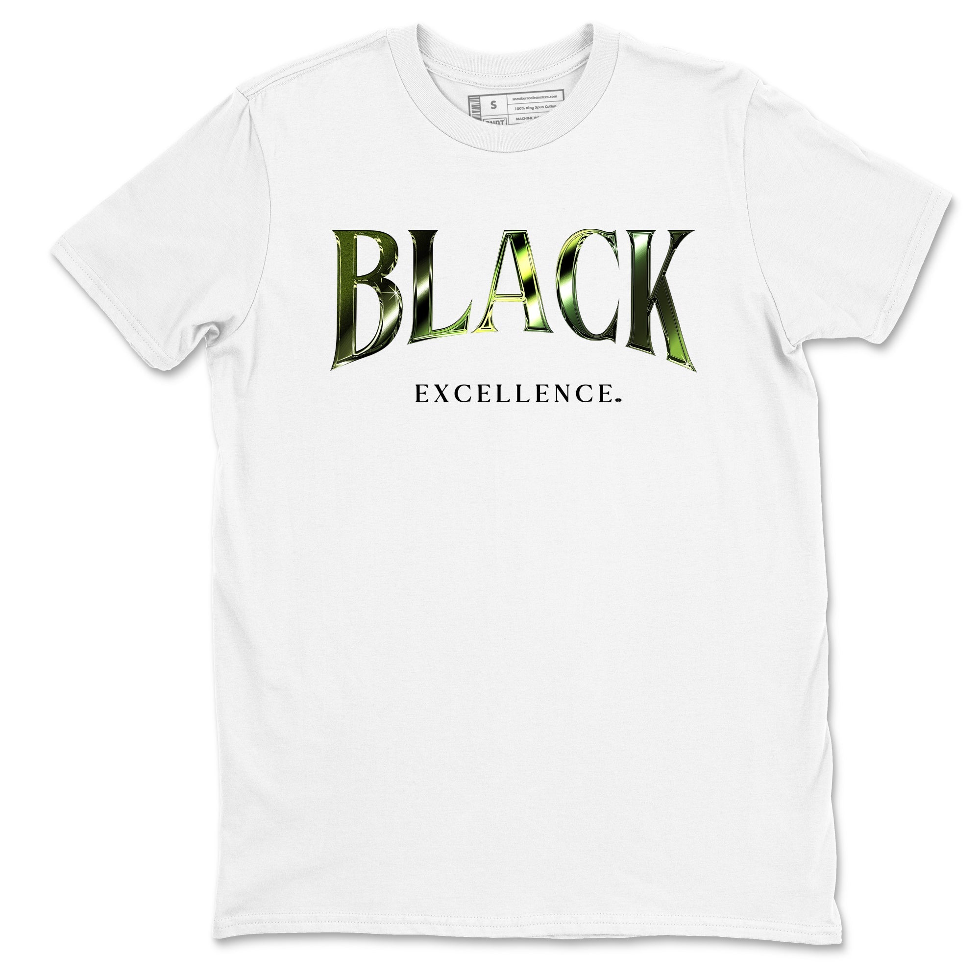 Best Christmas gifts for sneakerheads - Sneaker Tees To Match Air Foamposite One Pine Green Sneakers – Black Excellence Tee White 2
