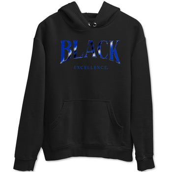 Foams One Royal shirts to match jordans Black Excellence sneaker match tees Air Foamposite One Royal match shoes to clothes SNRT Sneaker Tees unisex cotton Black 2 shirts