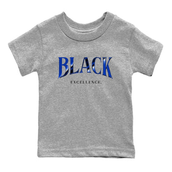 Foams One Royal shirts to match jordans Black Excellence sneaker match tees Air Foamposite One Royal match shoes to clothes SNRT Sneaker Tees Youth Baby Heather Grey 2 tee