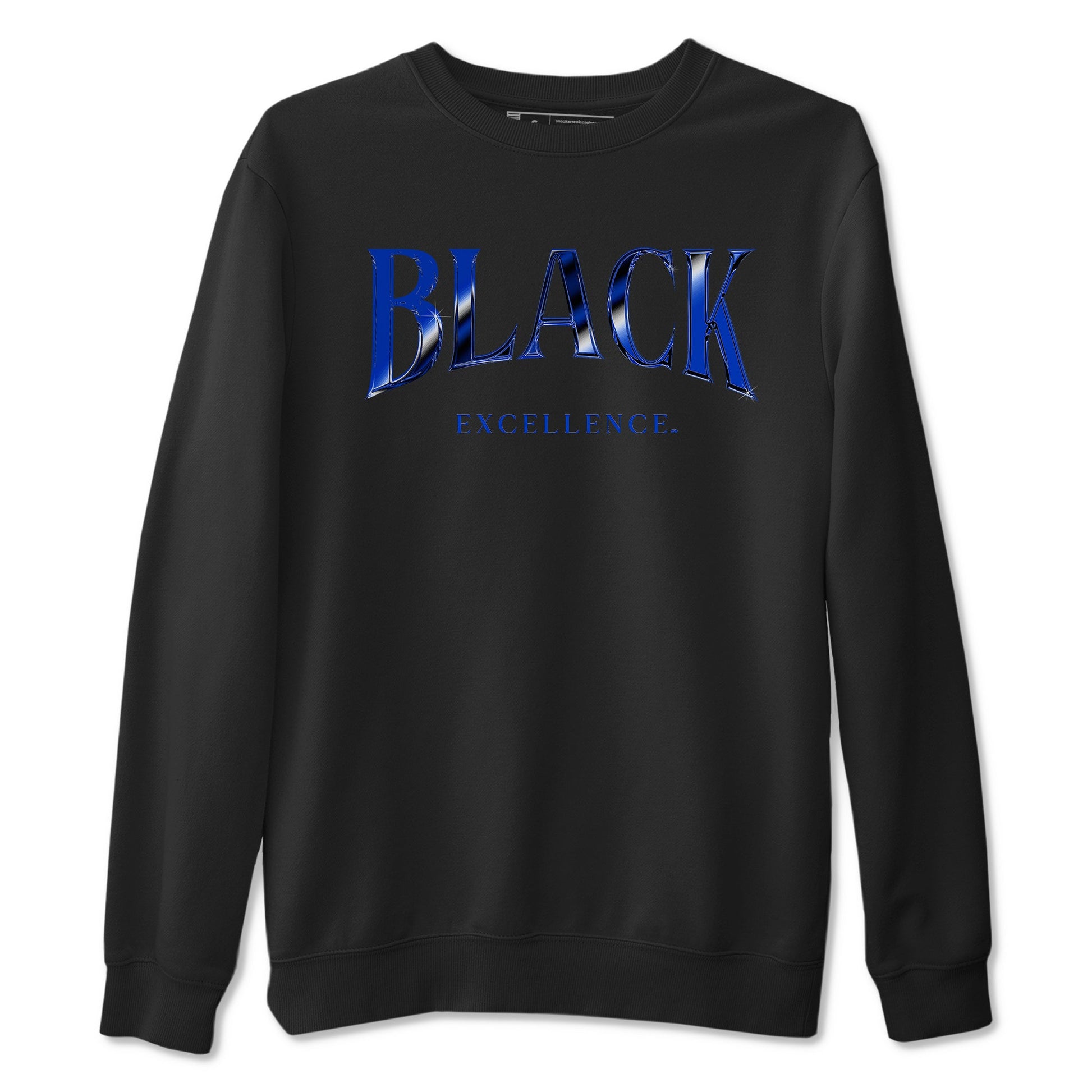 Foams One Royal shirts to match jordans Black Excellence sneaker match tees Air Foamposite One Royal match shoes to clothes SNRT Sneaker Tees unisex cotton Black 2 shirts
