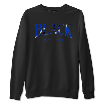 Foams One Royal shirts to match jordans Black Excellence sneaker match tees Air Foamposite One Royal match shoes to clothes SNRT Sneaker Tees unisex cotton Black 2 shirts