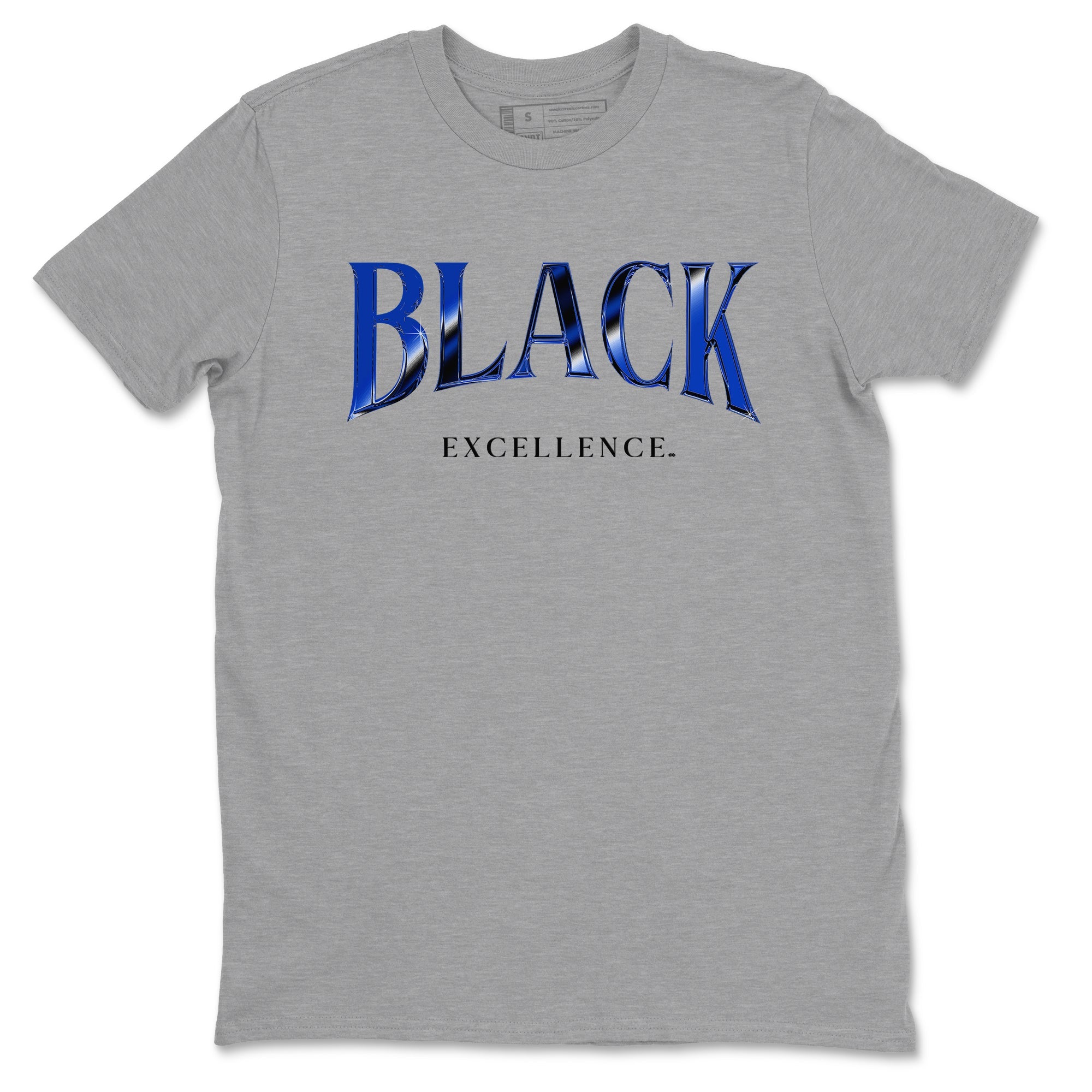Foams One Royal shirts to match jordans Black Excellence sneaker match tees Air Foamposite One Royal match shoes to clothes SNRT Sneaker Tees unisex cotton Heather Grey 2 shirts