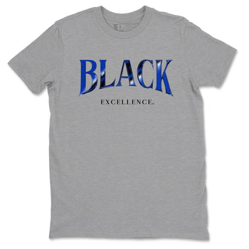 Foams One Royal shirts to match jordans Black Excellence sneaker match tees Air Foamposite One Royal match shoes to clothes SNRT Sneaker Tees unisex cotton Heather Grey 2 shirts