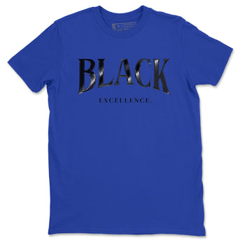 Foams One Royal shirts to match jordans Black Excellence sneaker match tees Air Foamposite One Royal match shoes to clothes SNRT Sneaker Tees unisex cotton Royal Blue 2 shirts