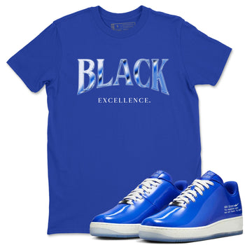 Air Force 1 404 Error shirt to match jordans Black Excellence sneaker tees Air Force 1 404 Error SNRT Sneaker Release Tees unisex cotton Royal Blue 1 crew neck shirt