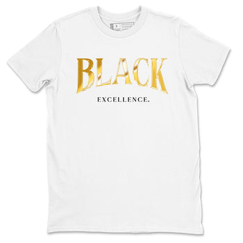 1s Black Metallic Gold shirts to match jordans Black Excellence sneaker match tees Air Jordan 1 Black Metallic Gold SNRT Sneaker Release Tees unisex cotton White 2 crew neck shirts