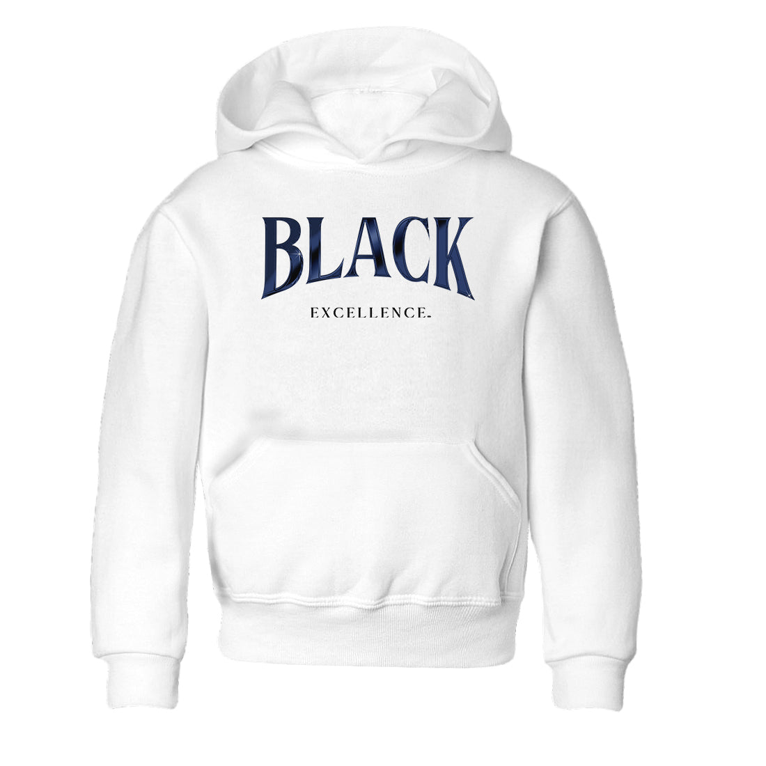 1s Midnight Navy shirts to match jordans Black Excellence sneaker match tees Air Jordan 1 Midnight Navy match shoes to clothes SNRT Sneaker Tees Youth Baby White 2 tee