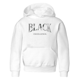 3s Black Cat shirts to match jordans Black Excellence sneaker match tees Air Jordan 3 Retro Black Cat match shoes to clothes SNRT Sneaker Tees Youth Baby White 2 tee