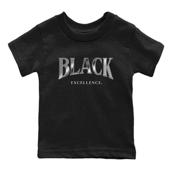 3s Black Cat shirts to match jordans Black Excellence sneaker match tees Air Jordan 3 Retro Black Cat match shoes to clothes SNRT Sneaker Tees Youth Baby Black 2 tee
