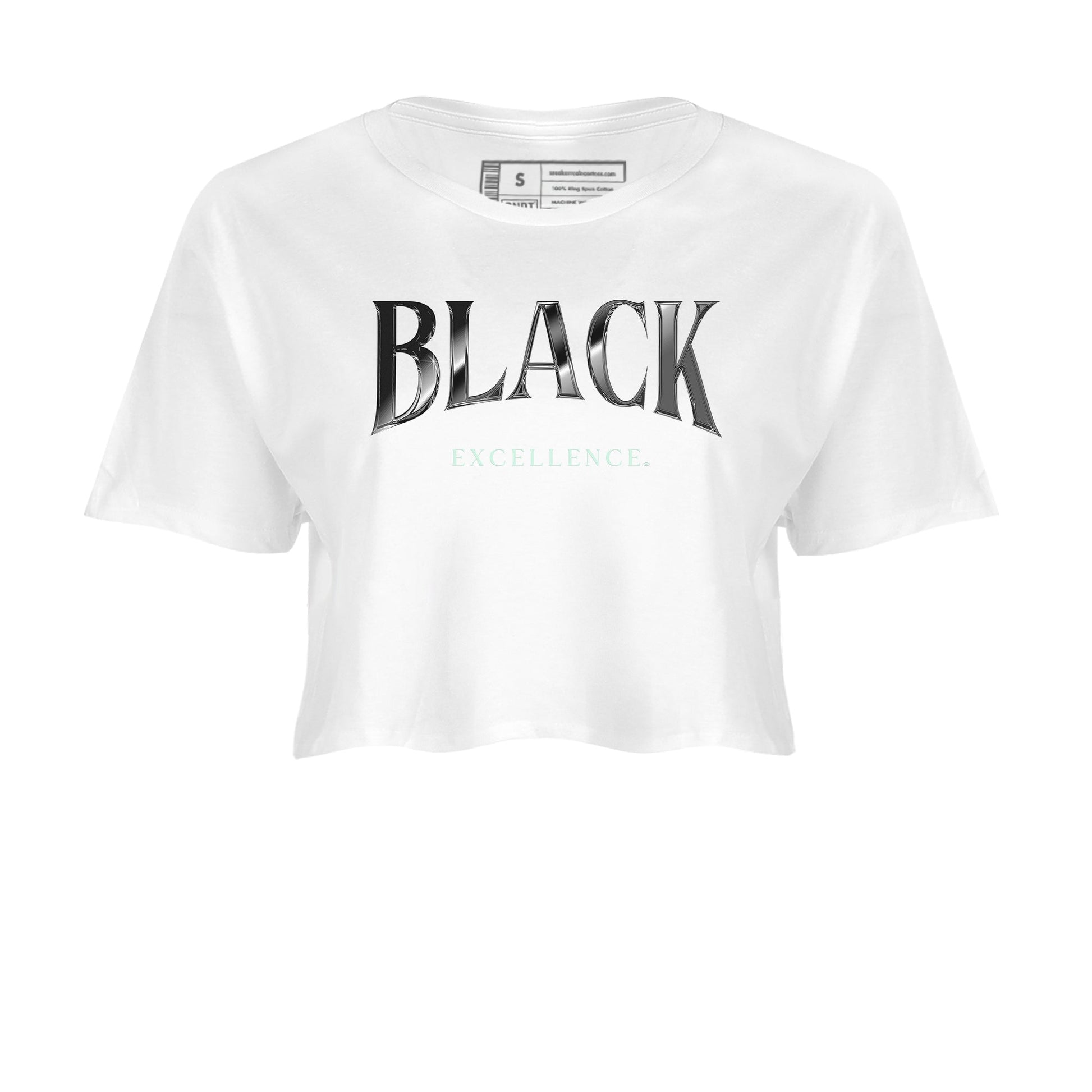 3s Green Glow shirt to match jordans Black Excellence sneaker tees Air Jordan 3 Green Glow SNRT Sneaker Release Tees White 2 crop length shirt