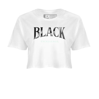 3s Green Glow shirt to match jordans Black Excellence sneaker tees Air Jordan 3 Green Glow SNRT Sneaker Release Tees White 2 crop length shirt