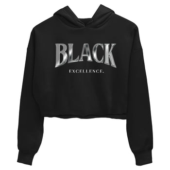 Sneaker match tees – Sneaker Tees To Match Air Jordan 4 Black Cat Shoes – Black Excellence Crop T-Shirt Black 2