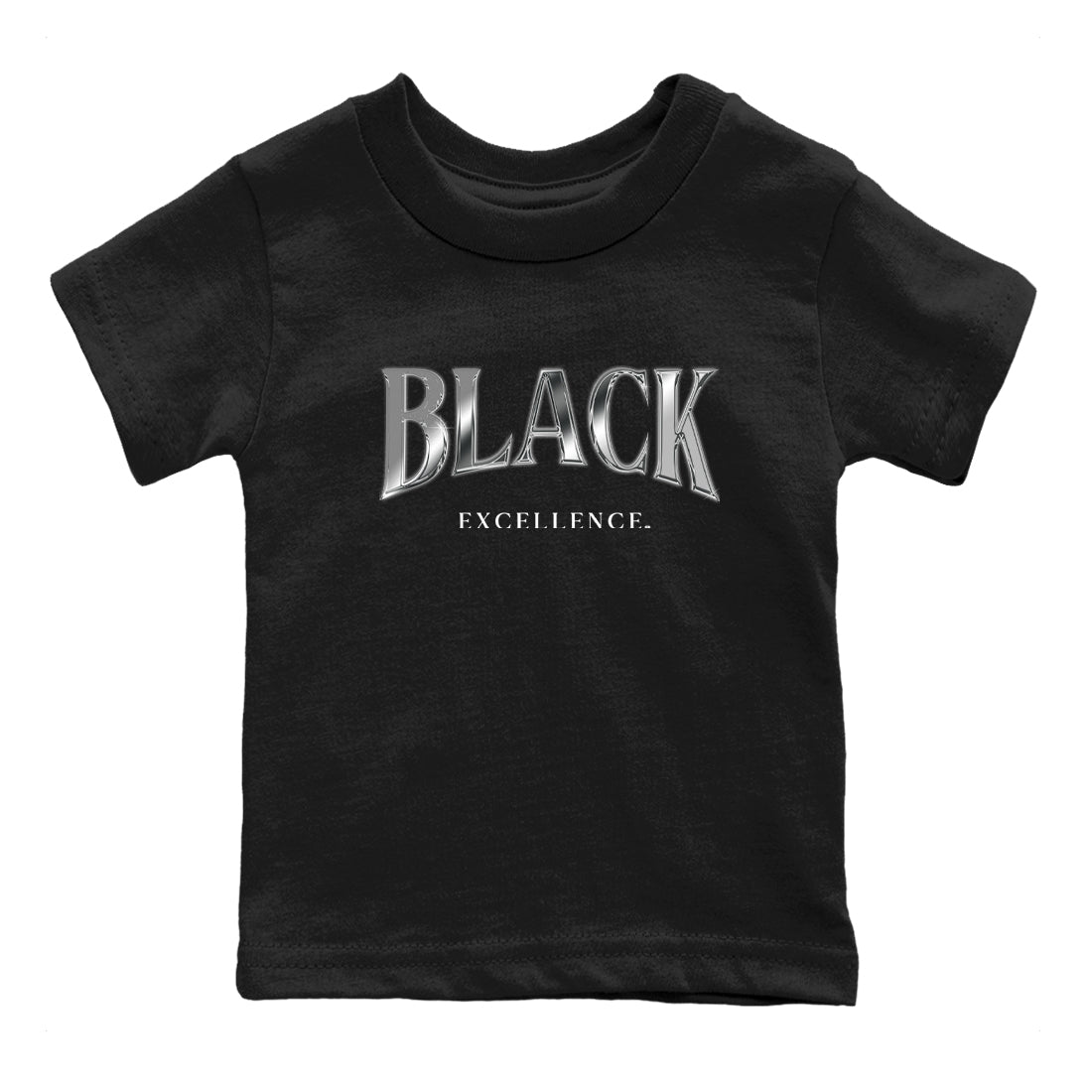 Sneaker match tees – Sneaker Tees To Match Air Jordan 4 Black Cat Shoes – Black Excellence Kids T-Shirt Black 2