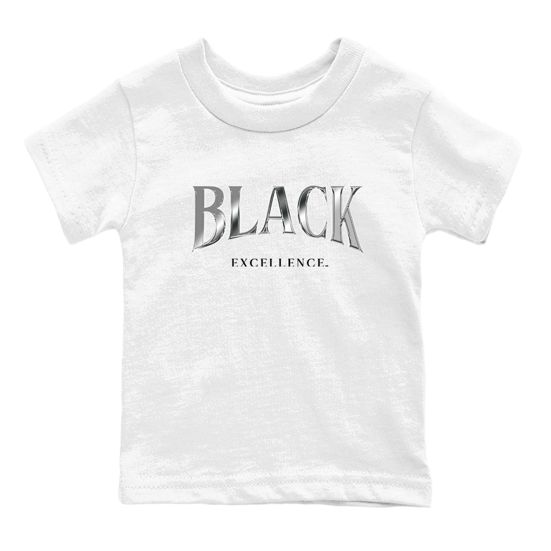 Sneaker match tees – Sneaker Tees To Match Air Jordan 4 Black Cat Shoes – Black Excellence Kids T-Shirt White 2