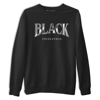 Sneaker match tees – Sneaker Tees To Match Air Jordan 4 Black Cat Shoes – Black Excellence Tee Black 2