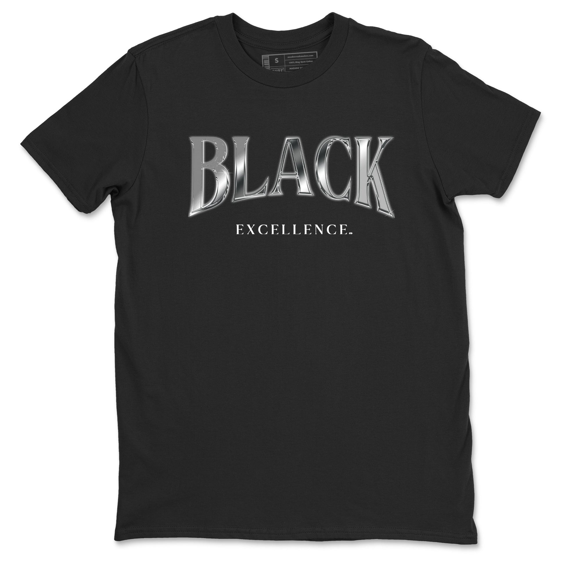 Sneaker match tees – Sneaker Tees To Match Air Jordan 4 Black Cat Shoes – Black Excellence Tee Black 2