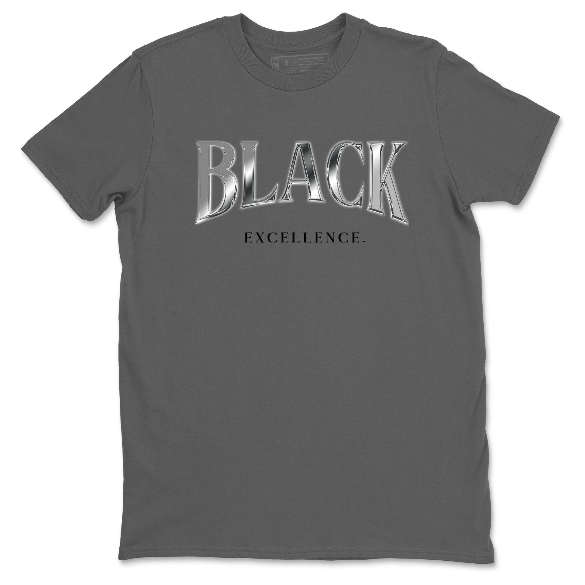 Sneaker match tees – Sneaker Tees To Match Air Jordan 4 Black Cat Shoes – Black Excellence Tee Cool Grey 2