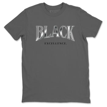 Sneaker match tees – Sneaker Tees To Match Air Jordan 4 Black Cat Shoes – Black Excellence Tee Cool Grey 2