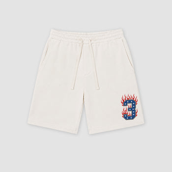 The Blaze Varsity graphic fleece shorts deliver a relaxed streetwear look with premium fleece comfort and bold graphic details, designed to match the Air Jordan 3 True Blue and complete your sneaker rotation.