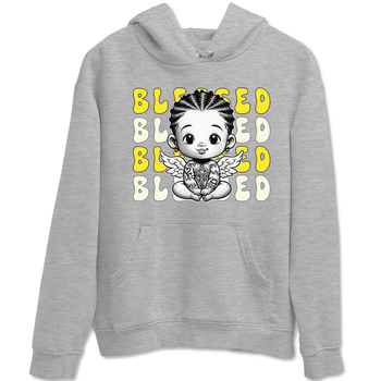 Air Jordan 4 Vivid Sulfur shirt to match jordans Blessed sneaker tees 4s Vivid Sulfur SNRT Sneaker Release Tees unisex cotton Heather Grey 2 crew neck shirt