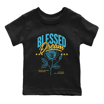 Sneaker Threads – Sneaker Tees To Match Air Jordan 11 Retro Gamma – Blessed Dream Youth Graphic Tee Black 2. Perfect for Jordan releases 2025 colorways.