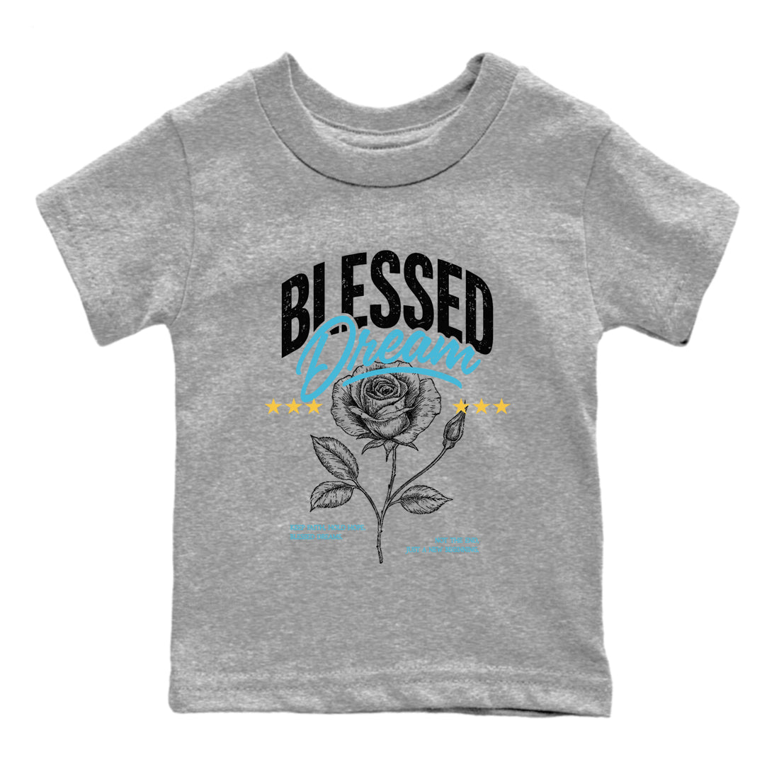 Sneaker Threads – Sneaker Tees To Match Air Jordan 11 Retro Gamma – Blessed Dream Youth Graphic Tee Heather Grey 2. Perfect for Jordan releases 2025 colorways.