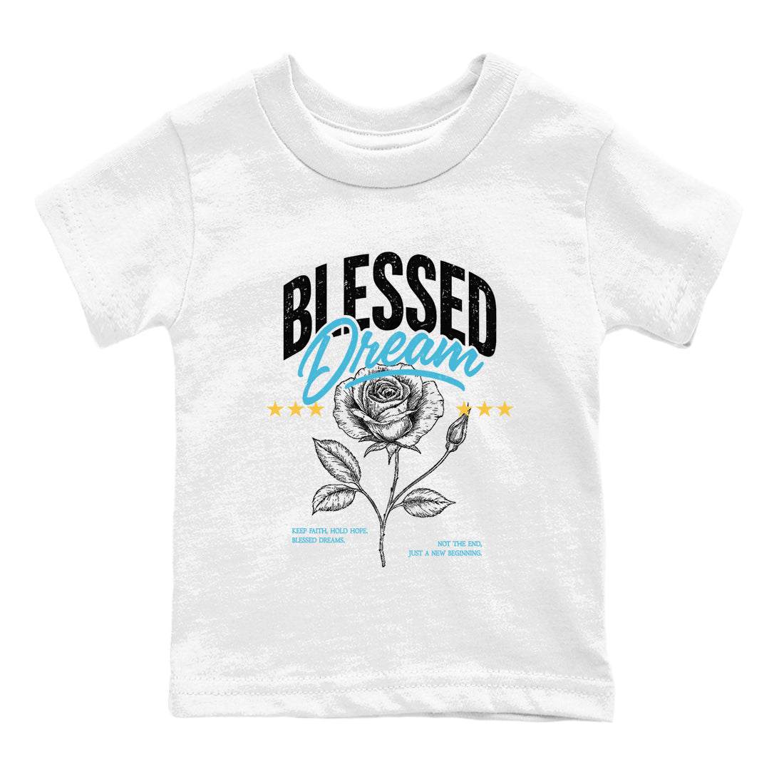 Sneaker Threads – Sneaker Tees To Match Air Jordan 11 Retro Gamma – Blessed Dream Youth Graphic Tee White 2. Perfect for Jordan releases 2025 colorways.