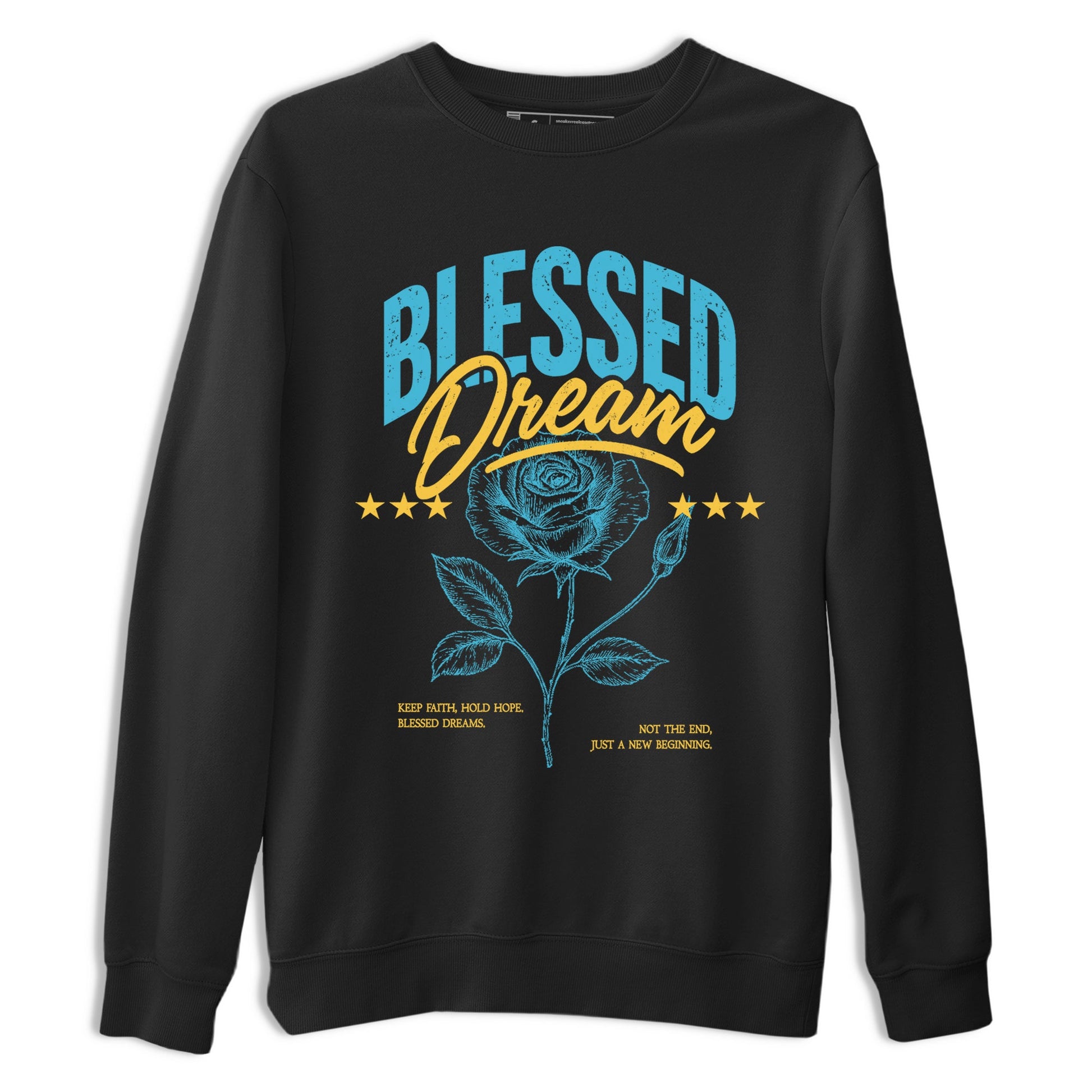 Sneaker Threads – Sneaker Tees To Match Air Jordan 11 Retro Gamma – Blessed Dream Graphic Tee Black 2. Perfect for Jordan releases 2025 colorways.