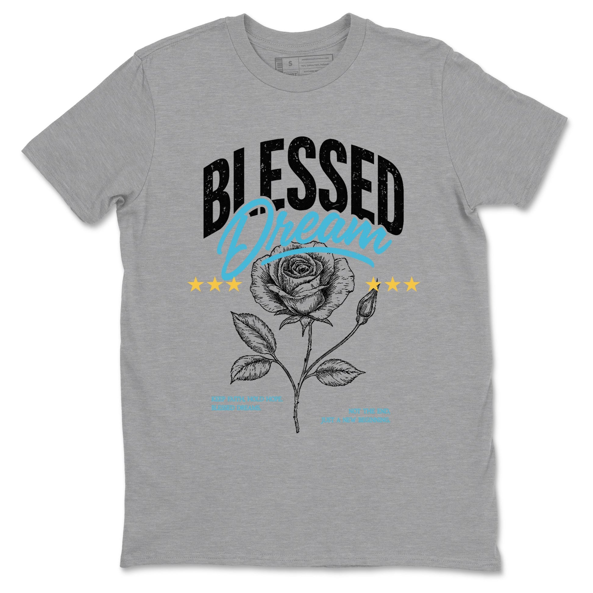 Sneaker Threads – Sneaker Tees To Match Air Jordan 11 Retro Gamma – Blessed Dream Graphic Tee Heather Grey 2. Perfect for Jordan releases 2025 colorways.