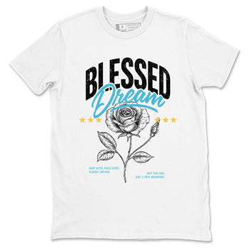 Sneaker Threads – Sneaker Tees To Match Air Jordan 11 Retro Gamma – Blessed Dream Graphic Tee White 2. Perfect for Jordan releases 2025 colorways.