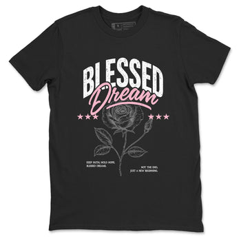 Sneaker match tees – Sneaker Threads To Match Air Jordan 5 35th Anniversary Shoes – Blessed Dream Tee Black 2