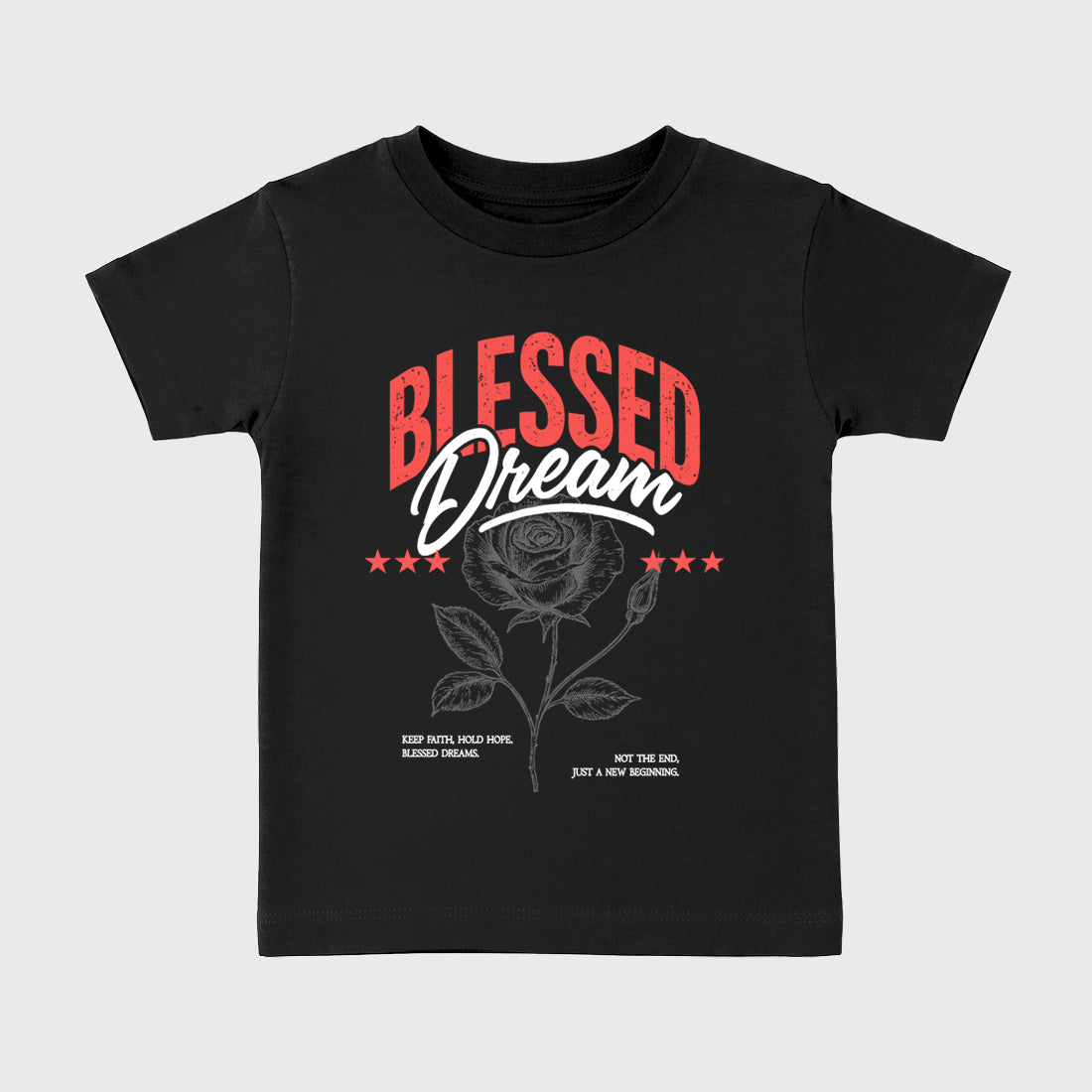 Best Sneakerfit Graphic Tee. Graphic Outfits. Sneaker Tees To Match Air Max 90 Infrared Sneakers – Blessed Dream Kids T-Shirt Black 2