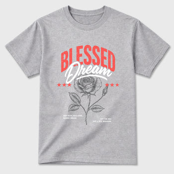 Best Sneakerfit Graphic Tee. Graphic Outfits. Sneaker Tees To Match Air Max 90 Infrared Sneakers – Blessed Dream Tee Heather Grey 2