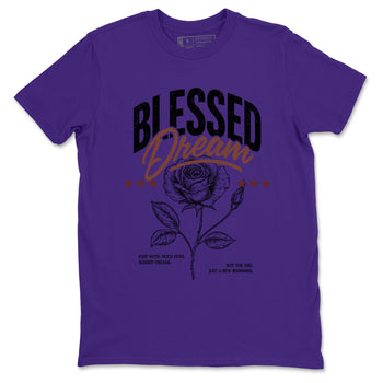 Sneaker match tees – Sneaker Threads To Match Dunk Low Persian Violet Shoes – Blessed Dream Tee Purple 2