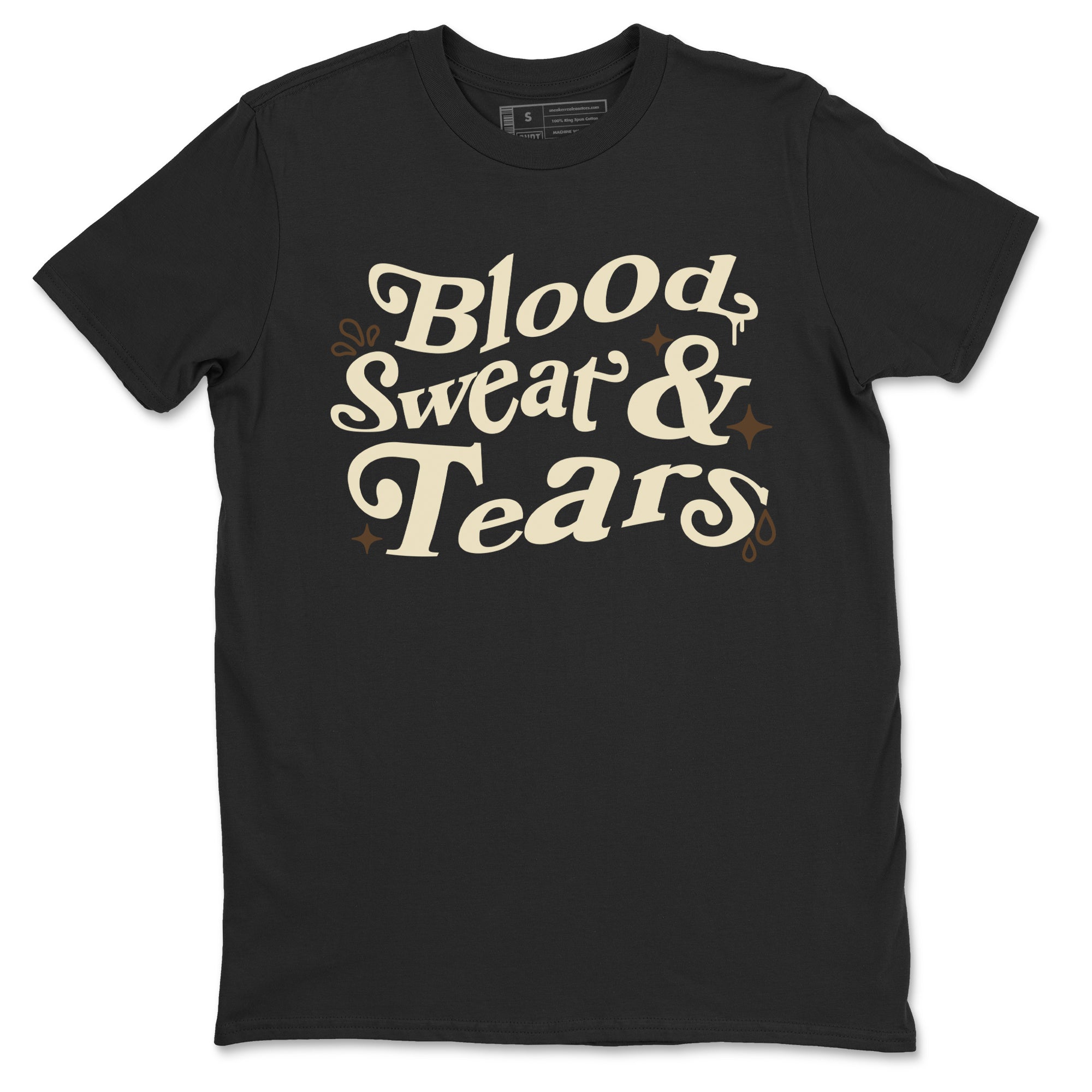 1s Mocha shirts to match jordans Blood Sweat Tears sneaker match tees Air Jordan 1 Mocha match shoes to clothes SNRT Sneaker Tees unisex cotton Black 2 shirts