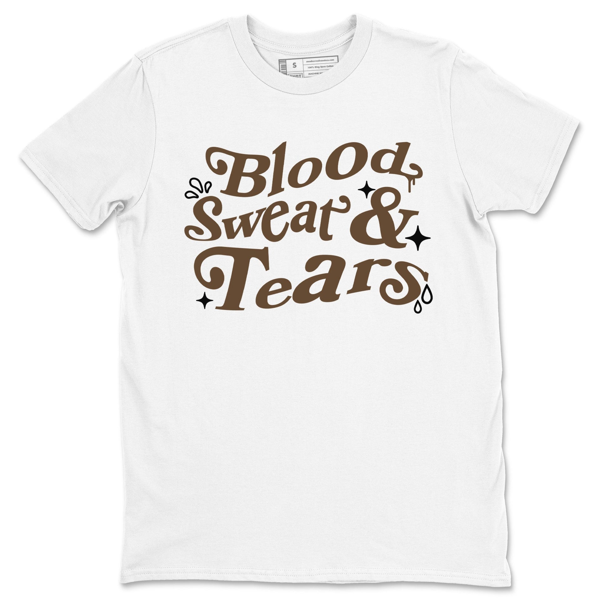 1s Mocha shirts to match jordans Blood Sweat Tears sneaker match tees Air Jordan 1 Mocha match shoes to clothes SNRT Sneaker Tees unisex cotton White 2 shirts