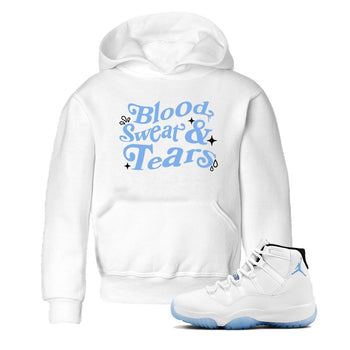 11s Legend Blue shirts to match jordans Blood Sweat Tears sneaker match tees Air Jordan 11 Legend Blue match shoes to clothes SNRT Sneaker Tees Youth Baby White 1 tee