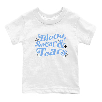 11s Legend Blue shirts to match jordans Blood Sweat Tears sneaker match tees Air Jordan 11 Legend Blue match shoes to clothes SNRT Sneaker Tees Youth Baby White 2 tee