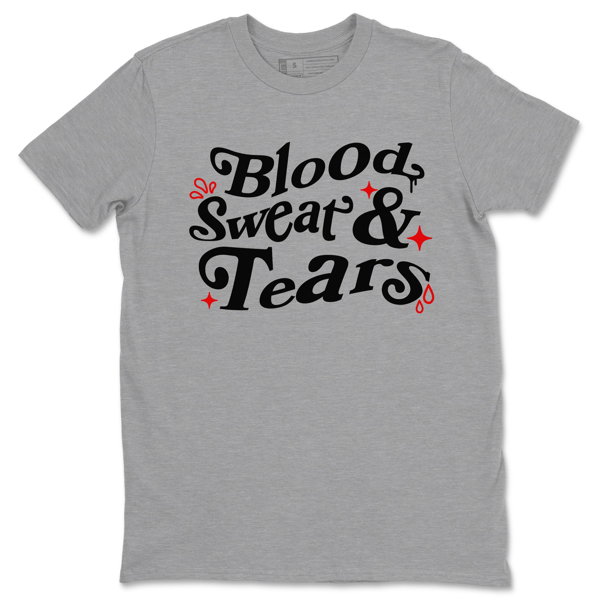 3s Black Cement shirts to match jordans Blood Sweat Tears sneaker match tees Air Jordan 3 Black Cement match shoes to clothes SNRT Sneaker Tees unisex cotton Heather Grey 2 shirts